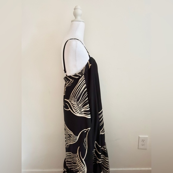Vanessa Virginia Silk Dress. Black/White. Size Small-Medium. - Picture 11 of 14